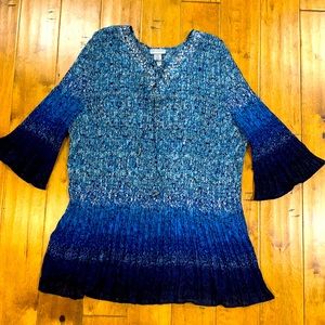 CATHERINES BLUE TOP polyester